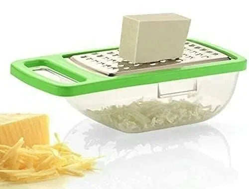 Cheese Grater Stainless Steel Kitchen Grater with Container Box Storage for Vegetables, Fruits, Ginger (2)