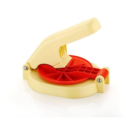 EARLYWOOD Plastic Puri Press Maker with Handle for Kitchen