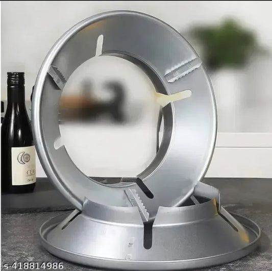 2 Pcs Gas Saver Burner Stand Gather Fire Wok Support Ring For Gas Stove